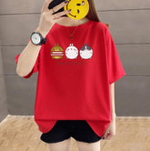 Vibrant Red Hue Stylish Oversized Shirt - 19bay